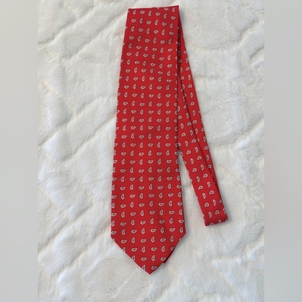 Hunt Club Red Paisley Tie